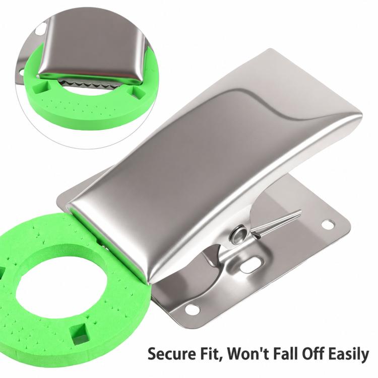Stainless Steel Fish Fillet Clamp for Cutting Board Fish Tail Cleaning Gripper