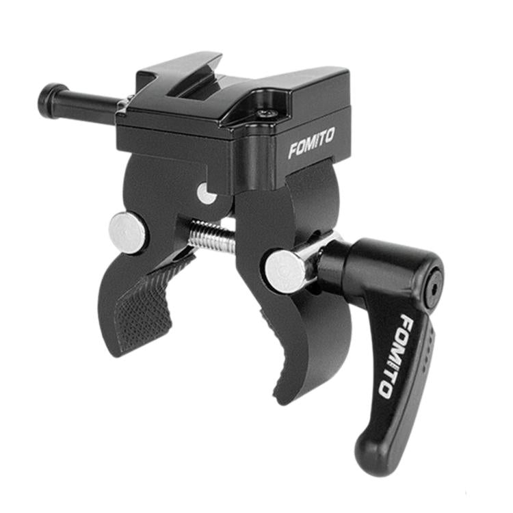 FOMITO V-Mount Plate Clamp With Crab Clamp Portable Tripod Metal Clip