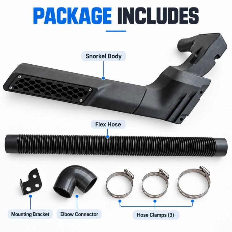 For 2019–2024 Suzuki Jimny High-Mount Snorkel / Roof-Level Air Intake