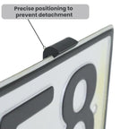 Plastic License Plate Holder for European-Standard Plates
