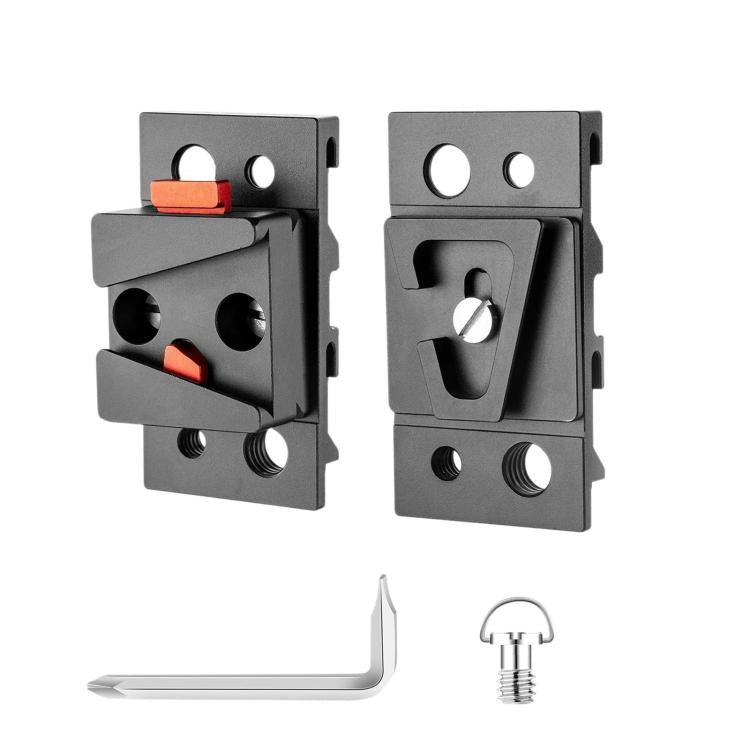 90/180 Degree Adjustable Dual-Sided Mounting Plate For Monitor LED Light — FOMITO NP-F1