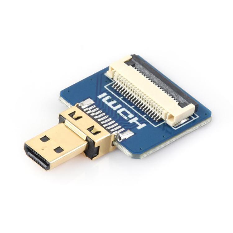 Waveshare Micro HDMI-Compatible Adapter For DIY HDMI-Compatible Cable — Horizontal B