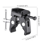 FOMITO V-Type Mounting Plate With Crab Clamp Tripod Fixed Super Clamp — view 5
