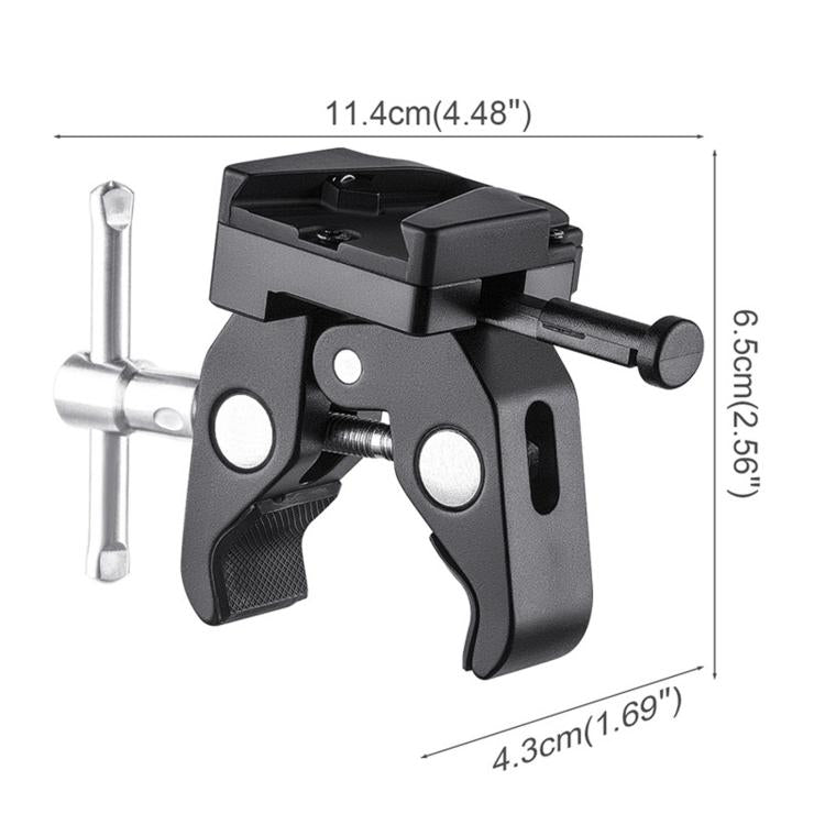 FOMITO V-Type Mounting Plate With Crab Clamp Tripod Fixed Super Clamp — view 5