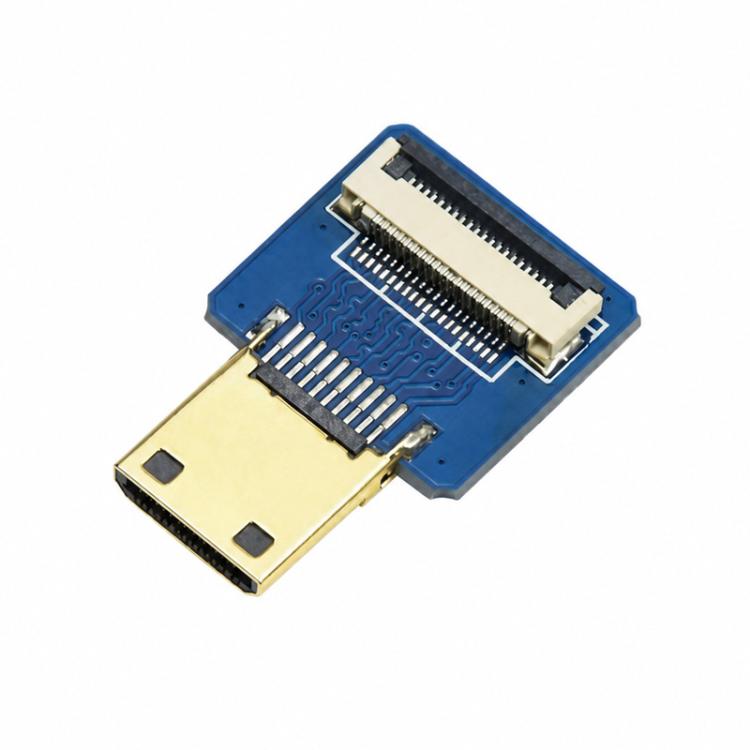 Waveshare Mini HDMI-Compatible Adapter For DIY HDMI-Compatible Cable — Horizontal B