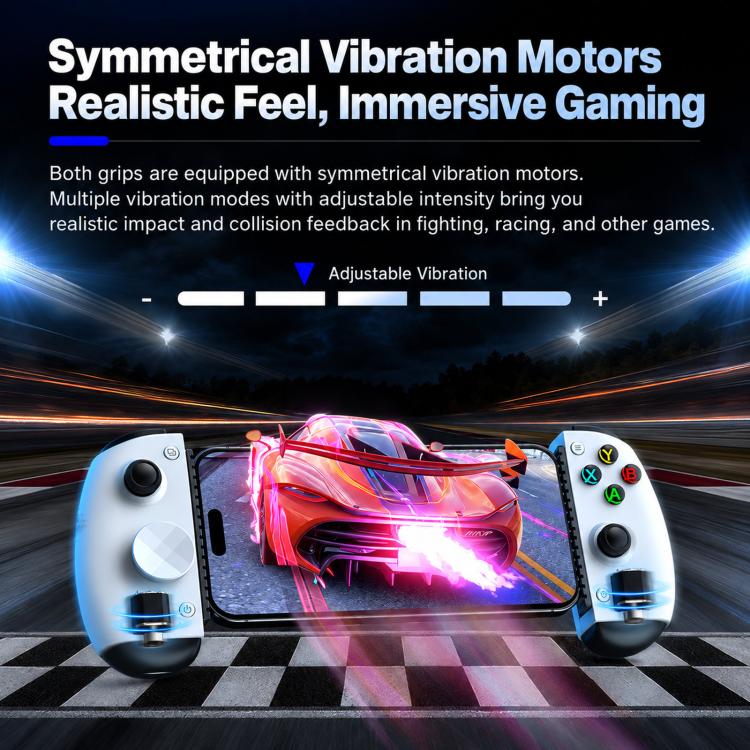 BSP Stretchable Mobile Gaming Controller, Dual Hall Effect, TURBO, Motion Control