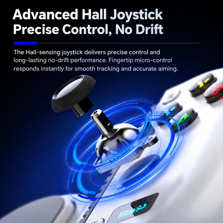 BSP Stretchable Mobile Gaming Controller, Dual Hall Effect, TURBO, Motion Control