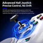 BSP Stretchable Mobile Gaming Controller, Dual Hall Effect, TURBO, Motion Control