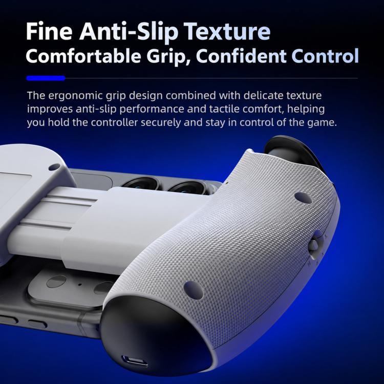BSP Stretchable Mobile Gaming Controller, Dual Hall Effect, TURBO, Motion Control