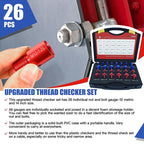 Nut Bolt Thread Checker Set For Thread Inspection Hardware Maintenance