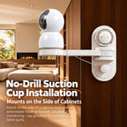 No-Drill Adjustable Suction Cup Mount For Security Camera Home Camera Holder