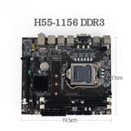Yingjie H55 LGA 1156 Motherboard Micro ATX Dual DDR3 Desktop Mainboard with HDMI VGA M.2 NGFF — view 5