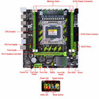 Yingjie X79G LGA 2011 Motherboard Micro ATX Dual DDR3 / ECC REG Mainboard With M.2 NVMe Slot, Gigabit LAN — view 6