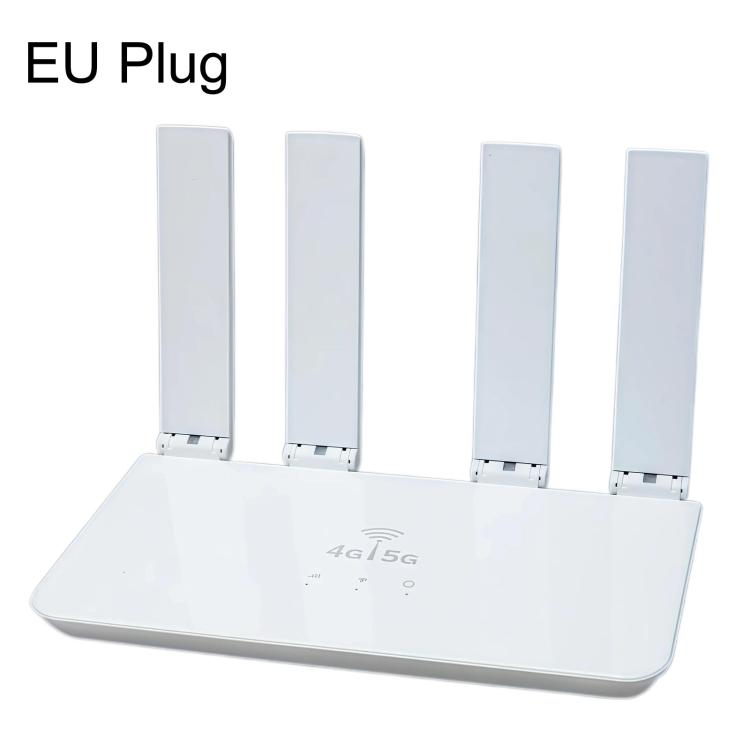 4G LTE Wireless Router, 4 High Gain Antennas, SIM Card Slot, High Speed CPE WiFi Modem