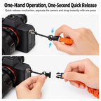 Universal Camera Shoulder Strap Quick Release Scrunchie Neck Lanyard With Loops — view 4