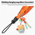 Universal Camera Shoulder Strap Quick Release Scrunchie Neck Lanyard With Loops — view 6