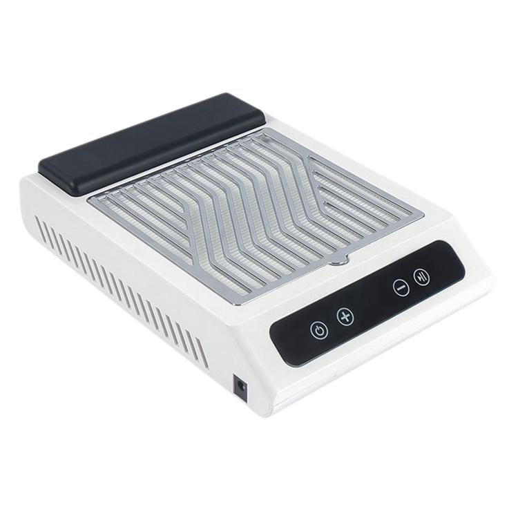 Q3 100W Adjustable Speed Digital Display Nail Dust Collector With Filter Screen — US Plug