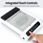 Q3 100W Adjustable Speed Digital Display Nail Dust Collector With Filter Screen — view 6