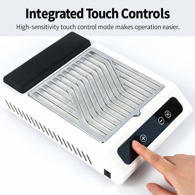 Q3 100W Adjustable Speed Digital Display Nail Dust Collector With Filter Screen — view 6
