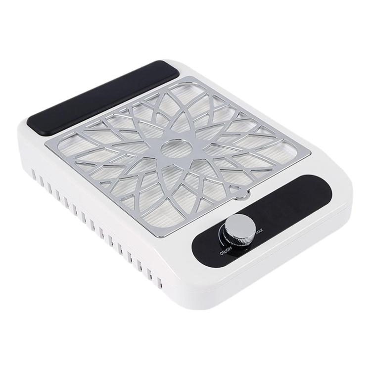 Q2 High Suction Turbo Nail Dust Collector Low Noise Manicure Dust Remover — US Plug