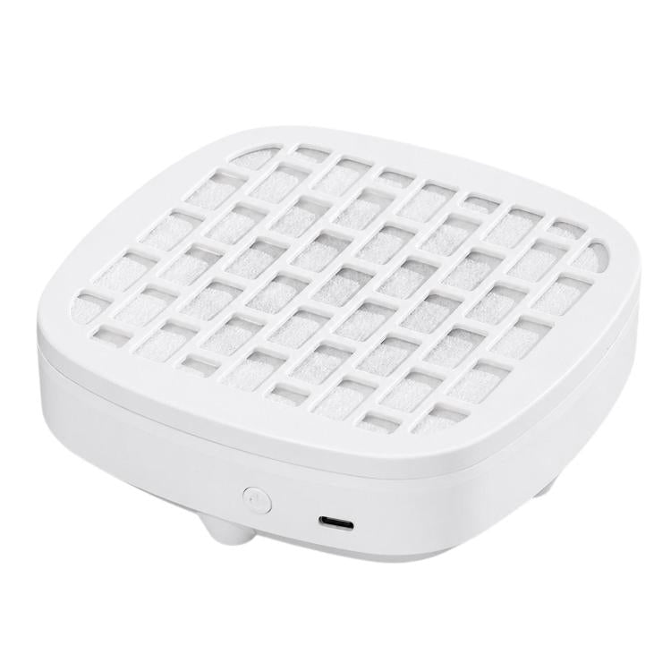 858-M3 Portable Silent Nail Dust Collector Mini USB Manicure Dust Suction Machine — Blue