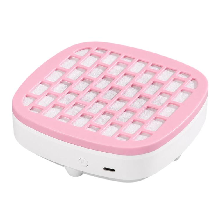 858-M3 Portable Silent Nail Dust Collector Mini USB Manicure Dust Suction Machine — White
