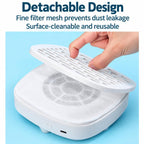 858-M3 Portable Silent Nail Dust Collector Mini USB Manicure Dust Suction Machine — view 7
