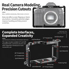 Poyinco Protective Camera Cage / Expansion Frame For Canon EOS 5D Mark II / EOS 5D Mark III / EOS 5D Mark IV / EOS 6D Mark II — view 4