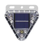 Solar-powered Rear-end Collision Warning Strobe Light LED Night-time Width Indicator Light