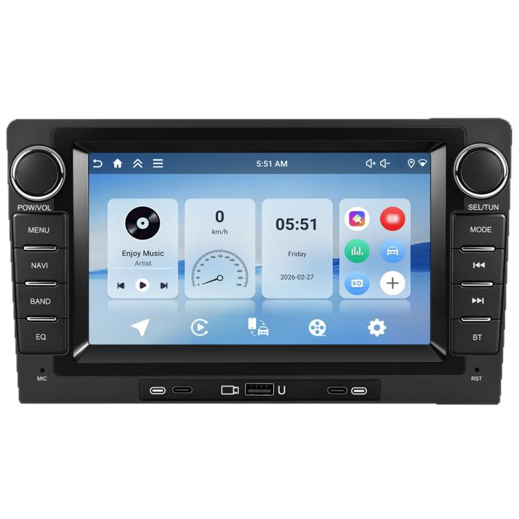 9-Inch CarPlay Compatible In-Car Center Console With 7-Inch Screen Bluetooth Navigation Rearview Camera Player