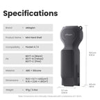 For DJI Osmo Pocket 4/3 aMagisn Mini Hard Shell Protective Case Double-Sided Gimbal & Screen Protector