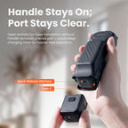 For DJI Osmo Pocket 4/3 aMagisn Mini Hard Shell Protective Case Double-Sided Gimbal & Screen Protector