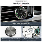 Luminous Car Clock Time Display Ornament