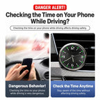 Luminous Car Clock Time Display Ornament