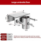 Mounting Bracket for Tricycle Stall Sun / Rain Umbrella