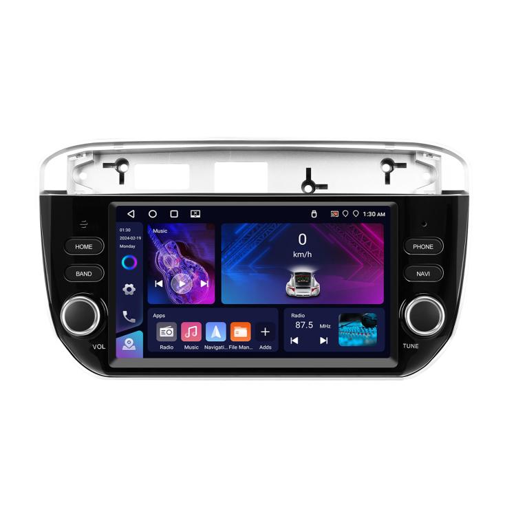 For FIAT Punto 7 Inch Wireless Carplay Android Auto Car Stereo GPS Navigation Radio Player — 4 Core 4GB+64GB