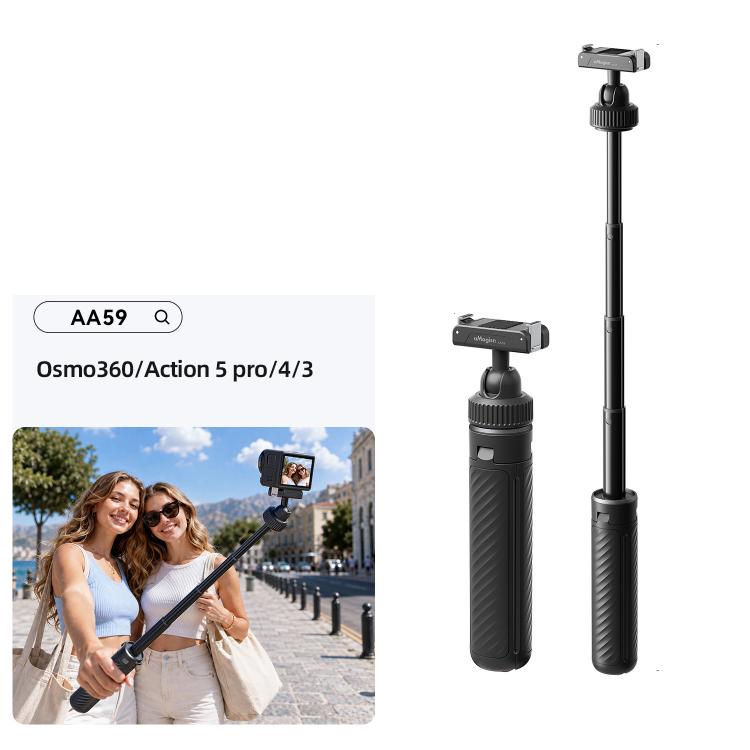 aMagisn Quick-Release Tripod Selfie Stick with 360-degree Ball Head 17-41cm
