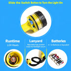 AJS-889 50m Diving Bright Waterproof Flashlight LED High Lumen Long Range Underwater Salvage Light — view 8