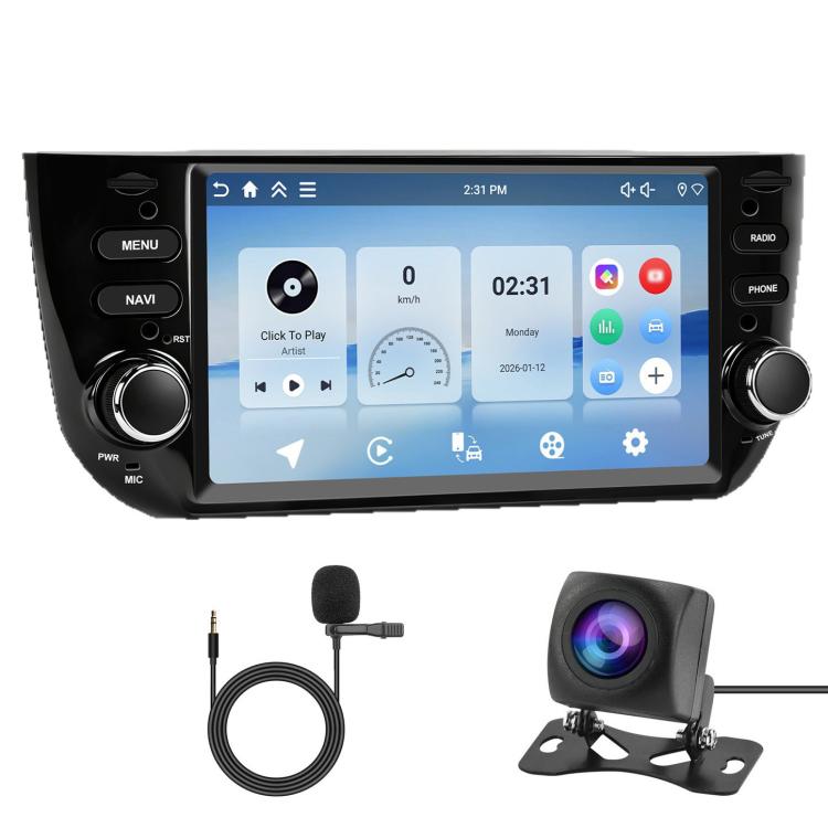 For Fiat Punto 2010-2016 / Linea 2012-2015 Android 15 Car Stereo 6.2 Inch IPS Touchscreen GPS Navigation Radio Player — 4 Core 4GB+64GB-JAC