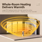 PTC Ceramic Space Heater 1300W Electric Portable Heater — view 5