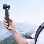 For DJI Pocket 4P / Insta360 X6 BRDRC Retractable Spring-Loaded Backpack Clip