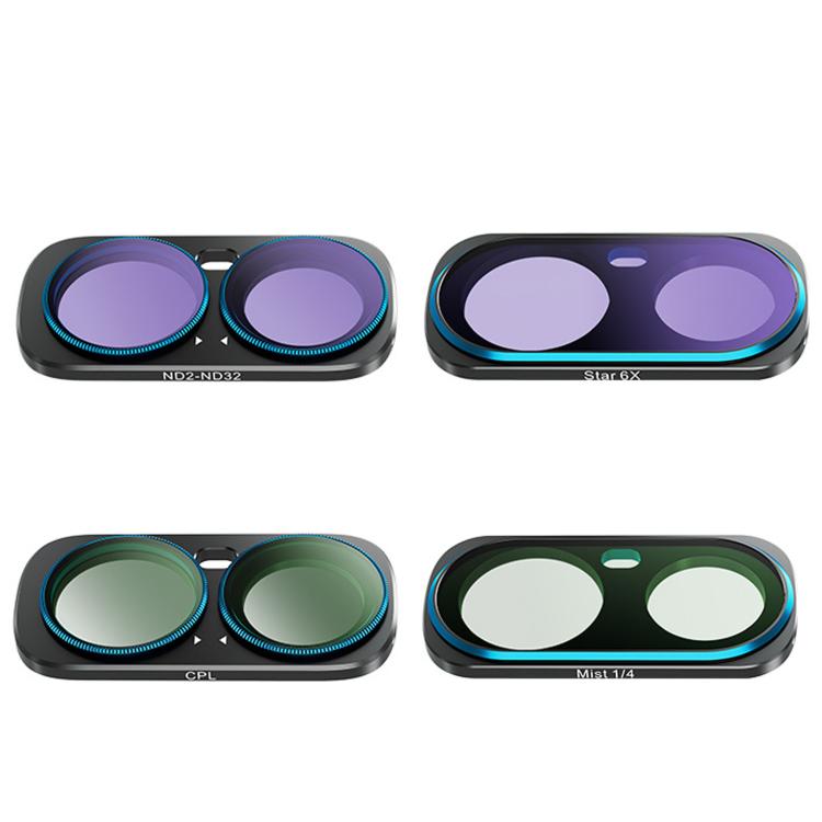 For Insta360 Luna Ultra AMagisn Magnetic Lens Filter — VND-CPL+Mist 1/4+VND2-32
