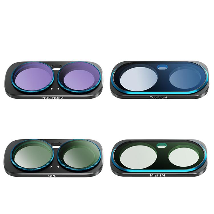 For Insta360 Luna Ultra AMagisn Magnetic Lens Filter — VND-CPL+Mist 1/4+VND2-32+Star