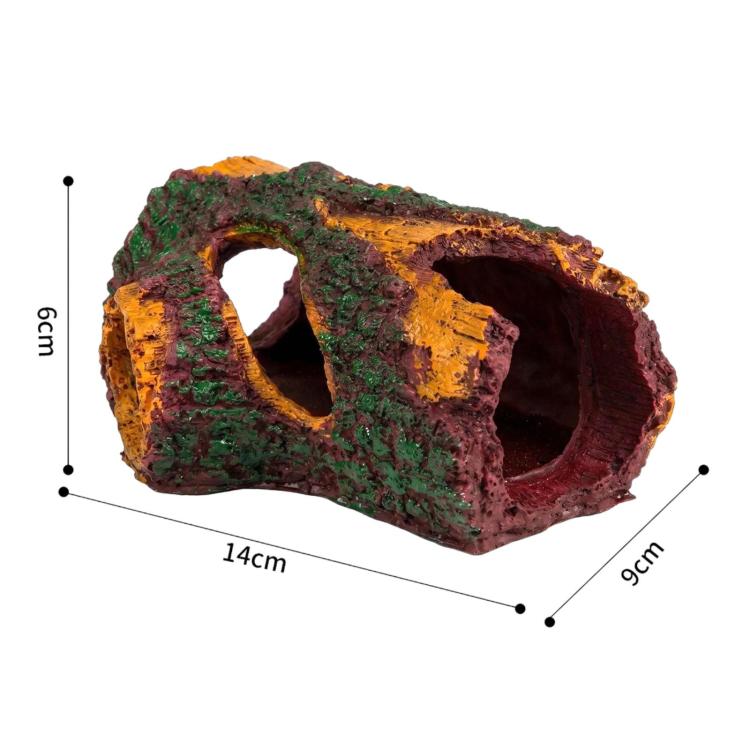 Resin Ornaments For Reptile Terrarium Turtle Hideout For Fish Tank Landscaping