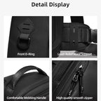 Camera Sling Bag Water Repellent Crossbody DSLR Backpack Side Access Case with Tripod Holder — view 11