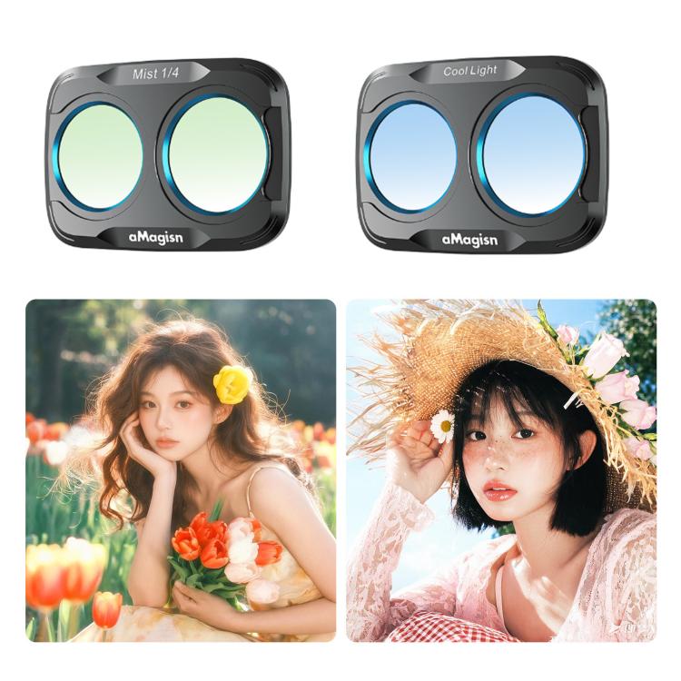 For DJI Osmo Pocket 4P aMagisn Magnetic Lens Filter — Wide-Angle Lens