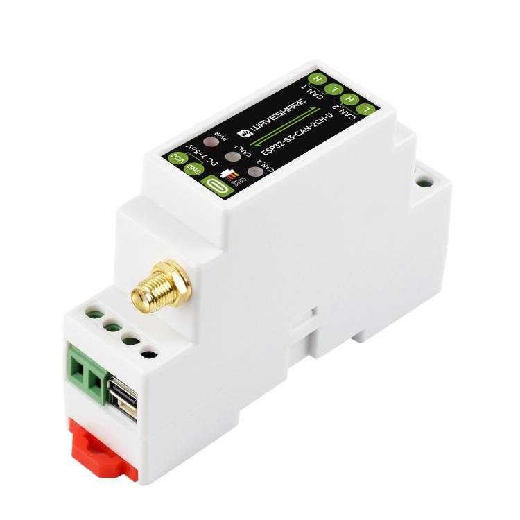 WAVESHARE Industrial ESP32-S3 Control Board With 2-Ch CAN Communication Interfaces — Onboard  Antenna