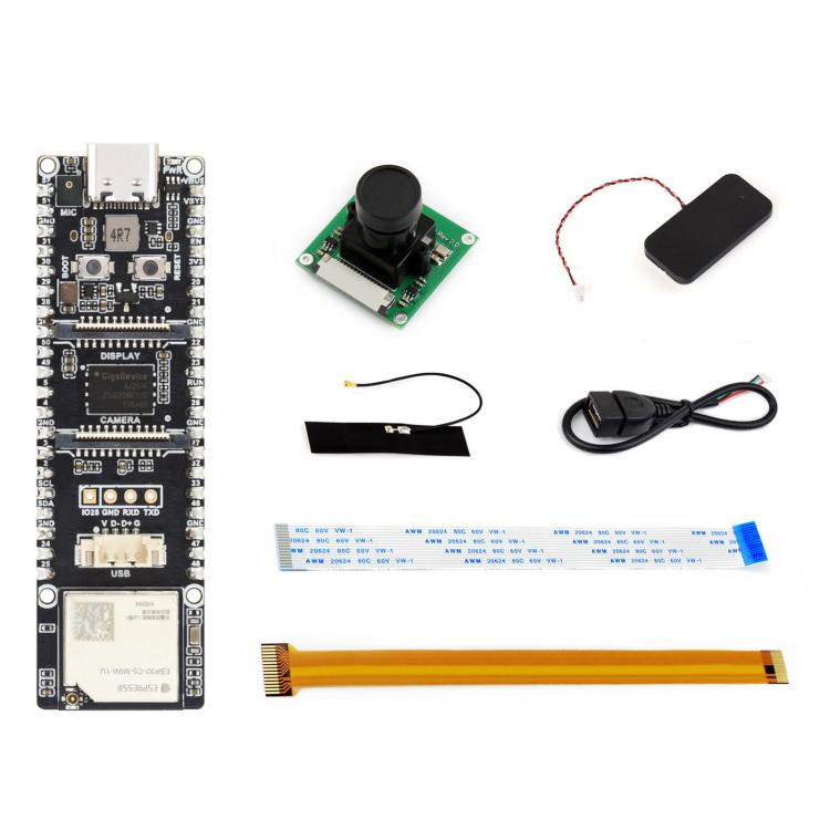 WAVESHARE Dual-Core RISC-V Development Board With Integrated ESP32-C5, Supporting 2.4GHz & 5GHz Wi-Fi 6 — External FPC Antenna With Pre-soldered Headers