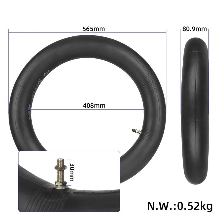 Ulip 20x4.0 Fat Tire & 20x4.0/3.50-16 Straight Valve Inner Tube Set for Electric Bikes & Snow E-Bikes