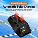 Solar-Powered LED Car Roof Warning Light